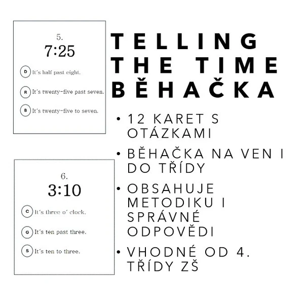Telling the time - běhačka
