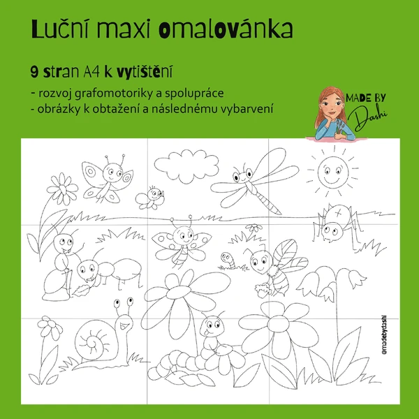 Luční maxiomalovánka