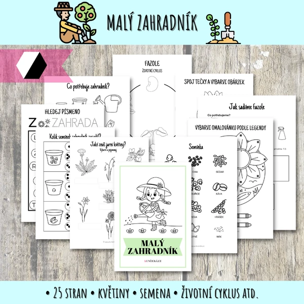 Malý zahradník - sázíme rostlinky a semínka s dětmi