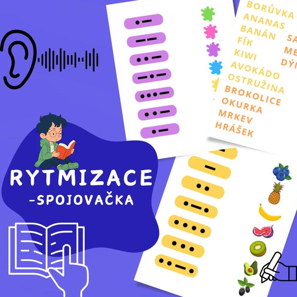 RYTMIZACE - spojovačka - tečka, čárka