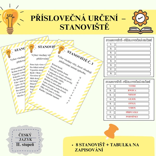 Příslovečná určení –⁠⁠⁠⁠⁠⁠ stanoviště