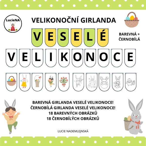VELIKONOČNÍ GIRLANDA