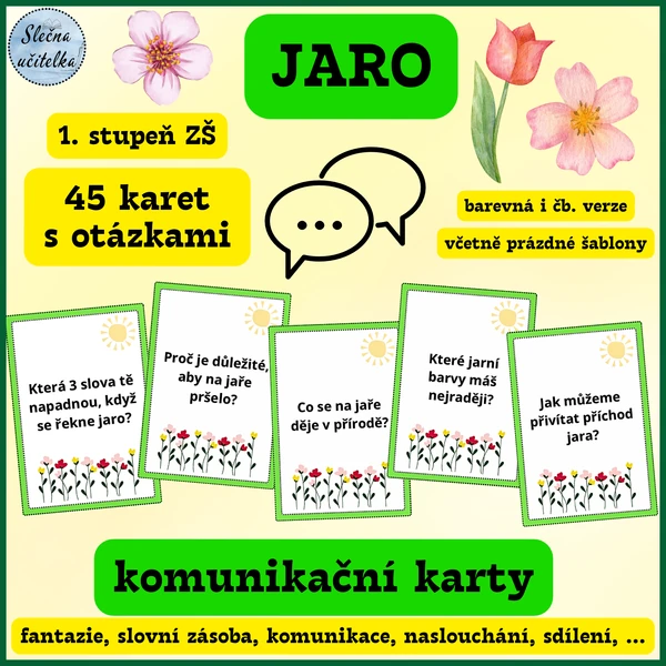 KOMUNIKAČNÍ KARTY - JARO