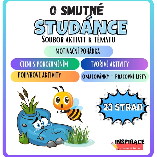 O SMUTNÉ STUDÁNCE 💧 (soubor aktivit k tématu)