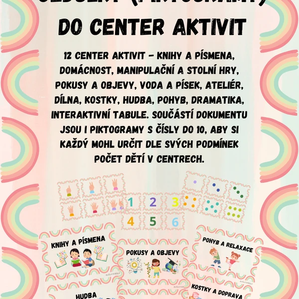 Piktogramy centra aktivit