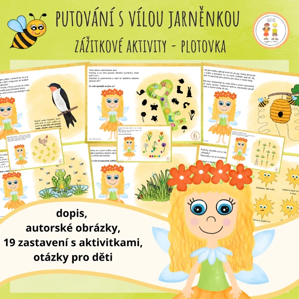 Putování s vílou Jarněnkou - zážitkové aktivity - plotovka