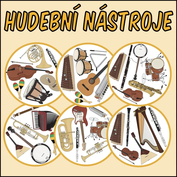 Hudební nástroje - Postřehovka