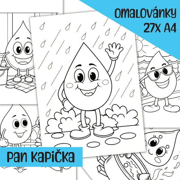 Omalovánky pana Kapičky