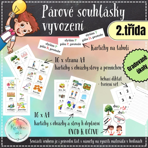 Párové souhlásky - vyvození