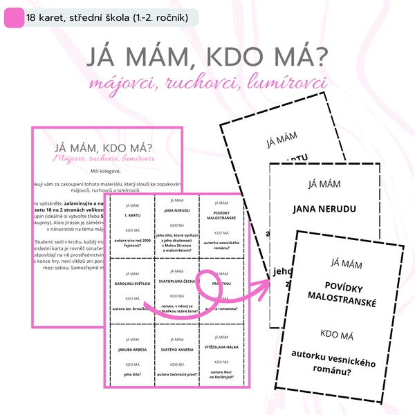 Já mám, kdo má? Májovci, ruchovci, lumírovci (SŠ)