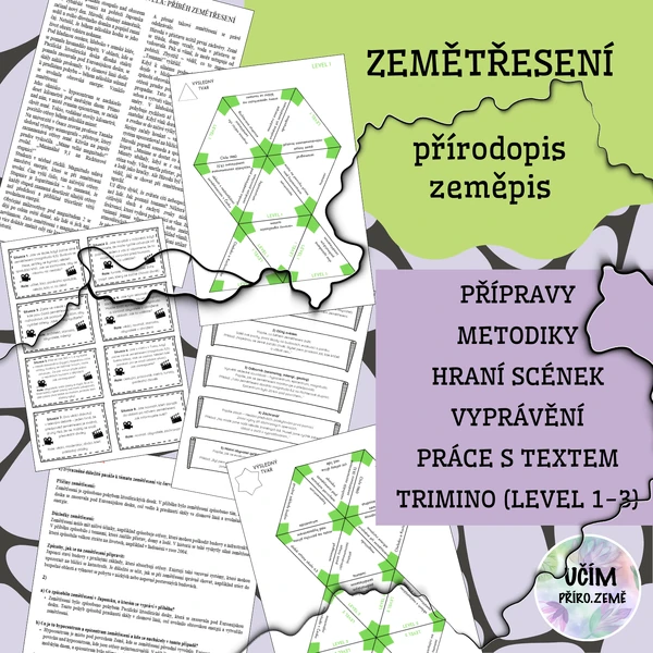 Zemětřesení - balíček materiálů