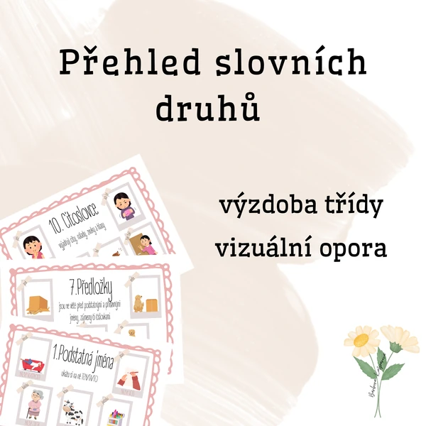 Přehled slovních druhů