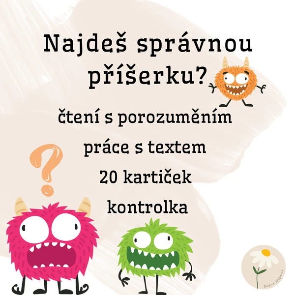 Najdeš správnou příšerku?