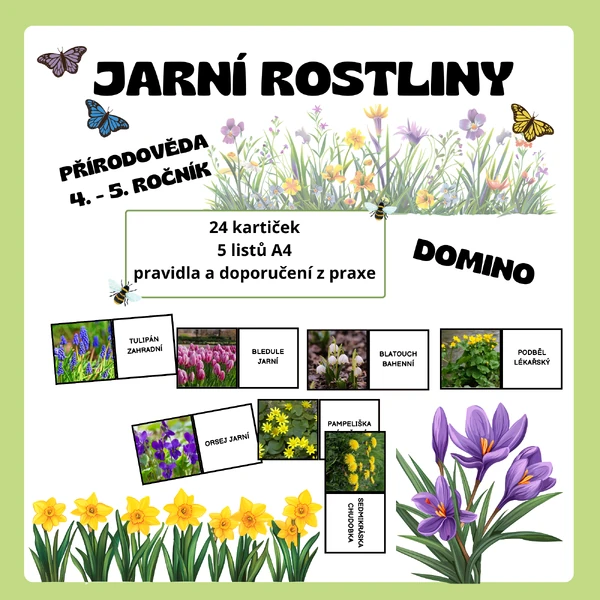 DOMINO - Jarní rostliny