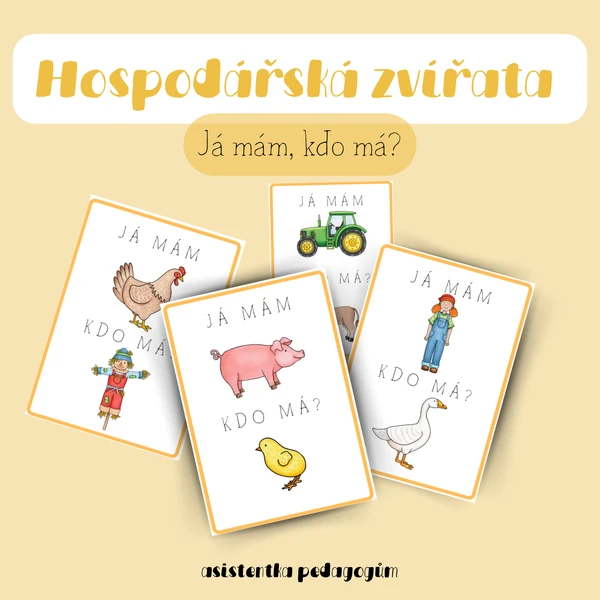 Hospodářská zvířata - Já mám, kdo má?