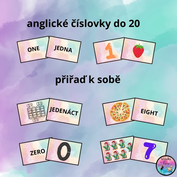anglické číslovky do 20