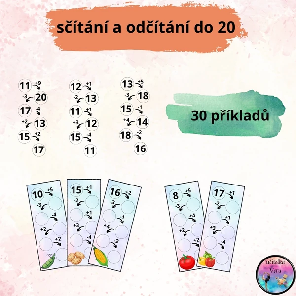 sčítání a odčítání do 20