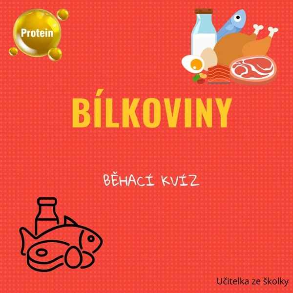 Bílkoviny - běhací kvíz