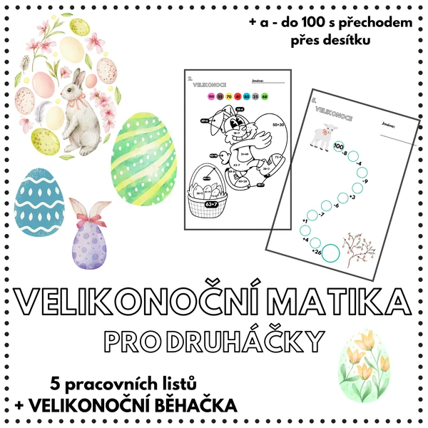 Velikonoční matika pro druháčky