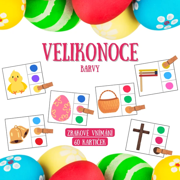 VELIKONOCE - barvy