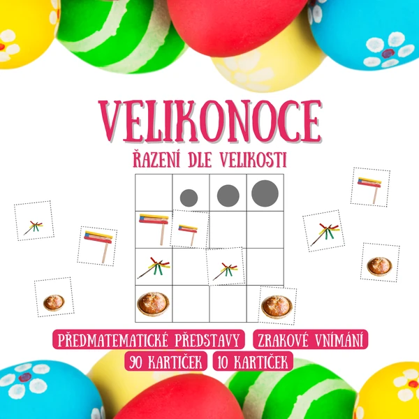 VELIKONOCE - řazení dle velikosti