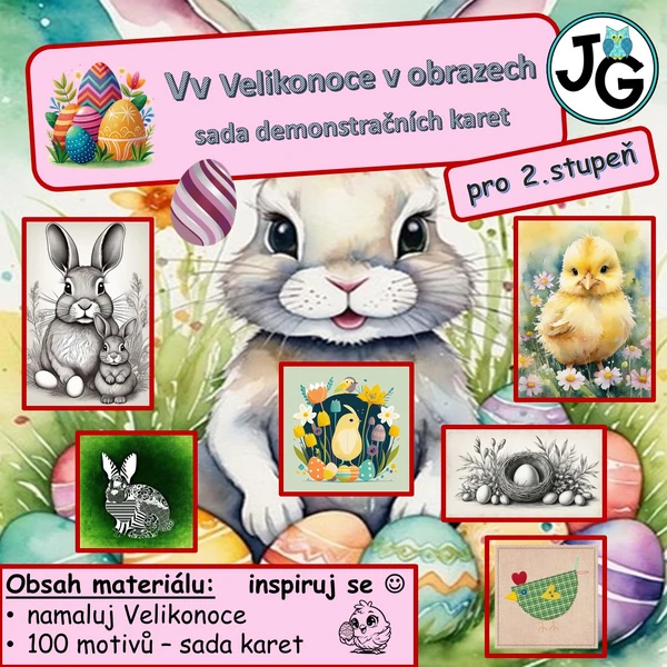 Vv Velikonoce v obrazech pro 2.stupeň