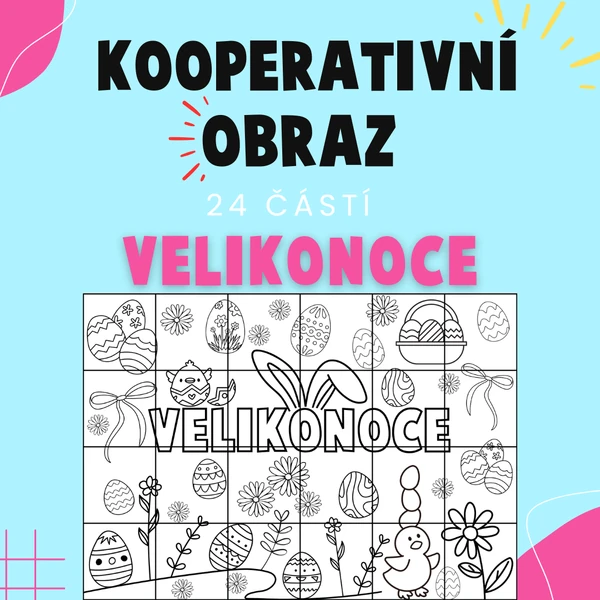 Velikonoce - kooperativní obraz 