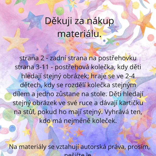 Vesmír - postřehová hra