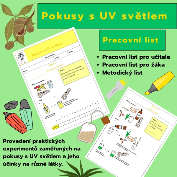 Pokusy s UV světlem 