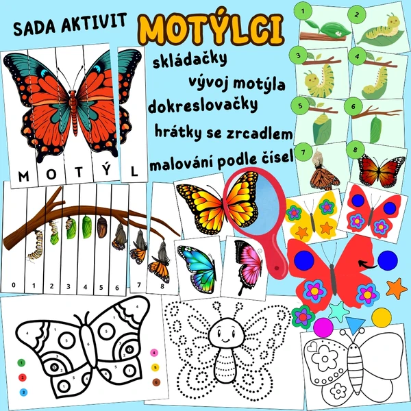 Sada aktivit MOTÝLCI
