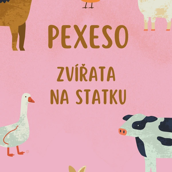 Pexeso - zvířata na statku
