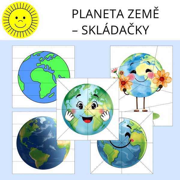 PLANETA ZEMĚ - SKLÁDAČKY