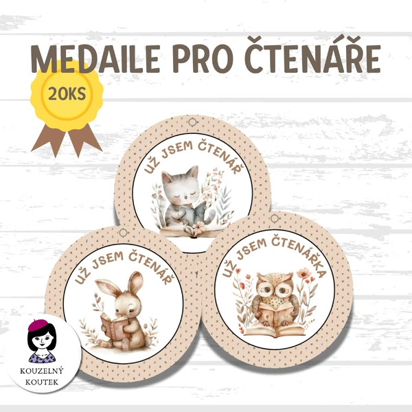 Medaile pro čtenáře