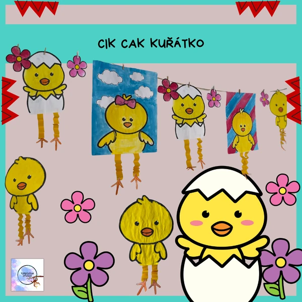 CIK CAK kuřátko