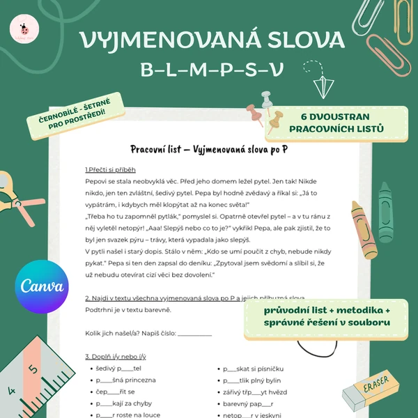 Vyjmenovaná slova B–L–M–P–S–V 