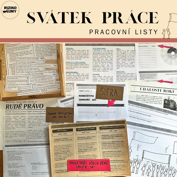 Svátek práce - pracovní listy