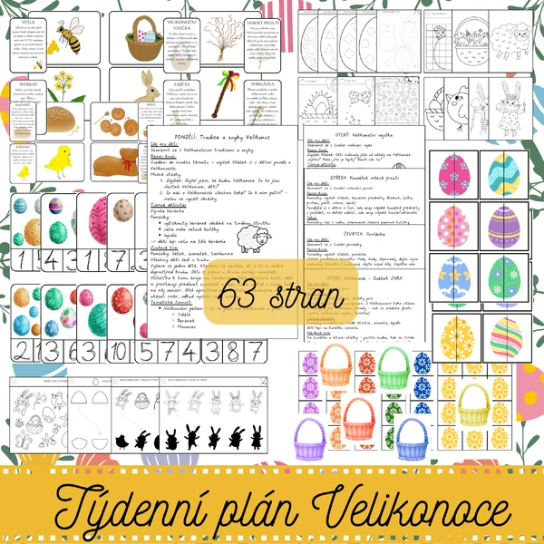 Týdenní plán - Velikonoce