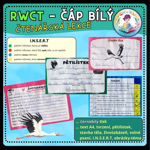 RWCT - ČÁP BÍLÝ (čtenářská lekce)