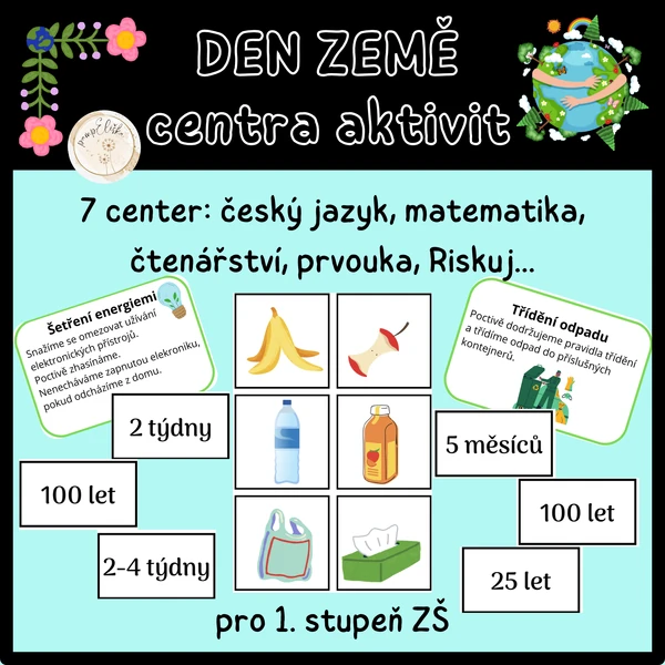 Centra aktivit - Den Země + Riskuj
