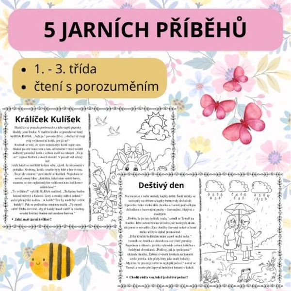 Jaro - 5 příběhů s omalovánkami 