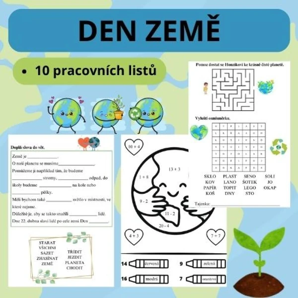 Pracovní listy - DEN ZEMĚ