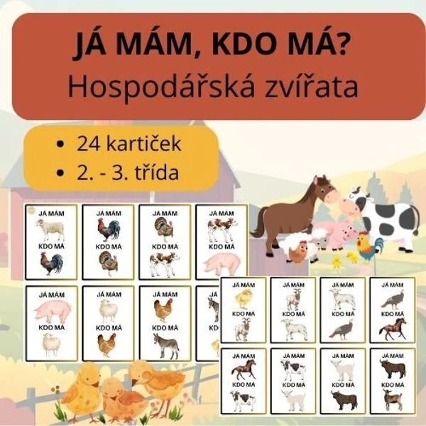Já mám, kdo má? - Hospodářská zvířata