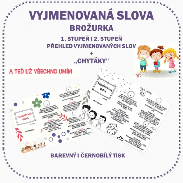 VYJMENOVANÁ SLOVA - BROŽURA
