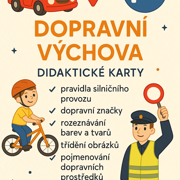 Dopravní výchova – soubor didaktických karet