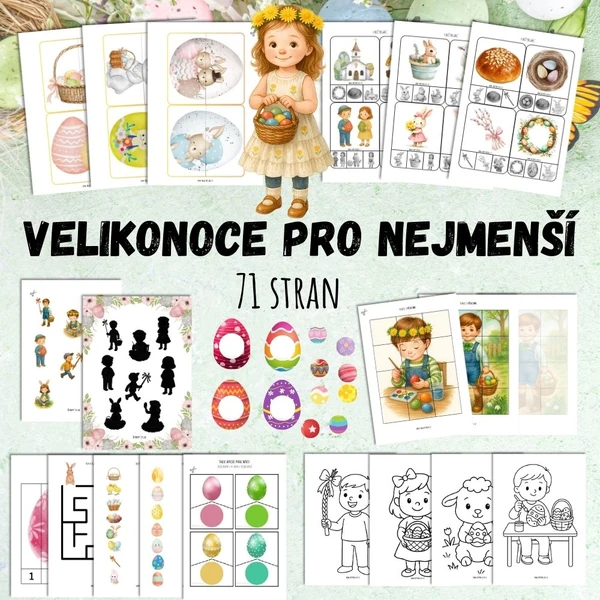 Velikonoce pro nejmenší - soubor aktivit 