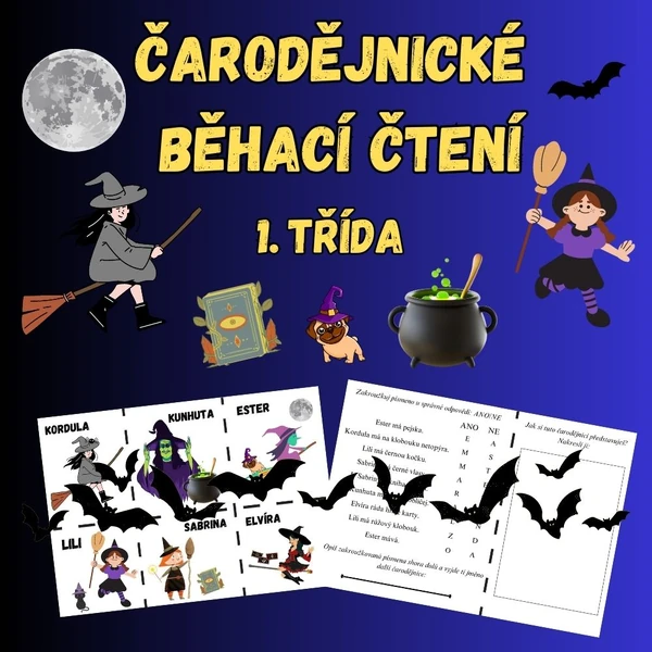 Čarodějnické běhací čtení