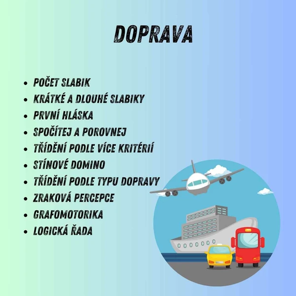 Dopravní prostředky MŠ