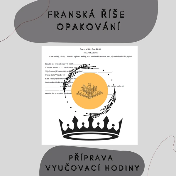 Franská říše - plán hodiny, opakování