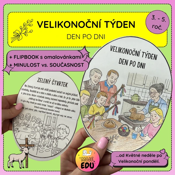 Velikonoční týden den po dni - flipbook