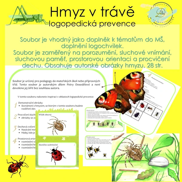 Hmyz v trávě